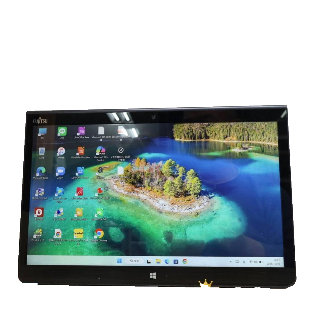Fujitsu Arrows Tab Q736 Core i5-6300U 4GB 128GB SSD 13.3" FHD Touch Win11 Japan
