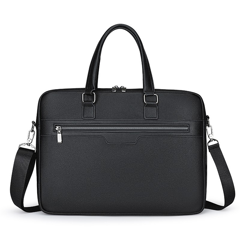 Laptop Bag 15.6-17 Inch PU Leather Business Briefcase Messenger Shoulder Work 
