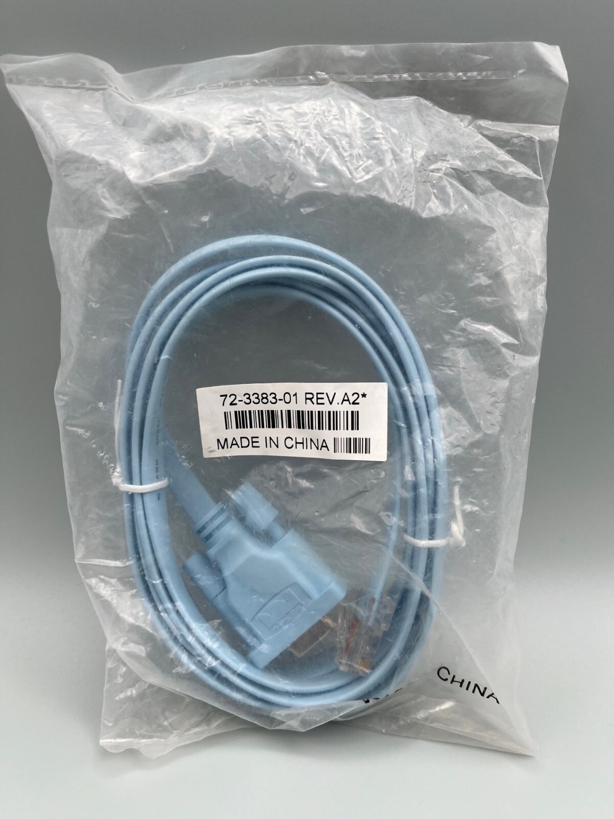 Cisco 6 ft. Rollover Console Cable RJ45 Male - DB9 Female 72-3383-01 Genuine OEM