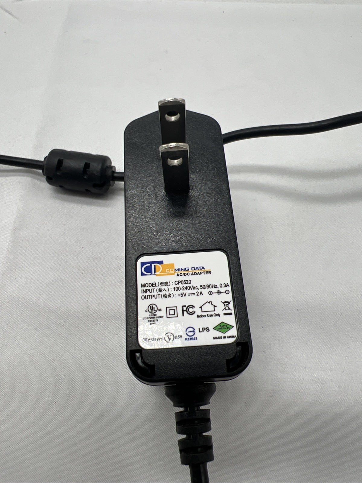 Genuine Coming Data CP0520 Ac Adapter Output 5 V 2 A Power Supply Adapter A74