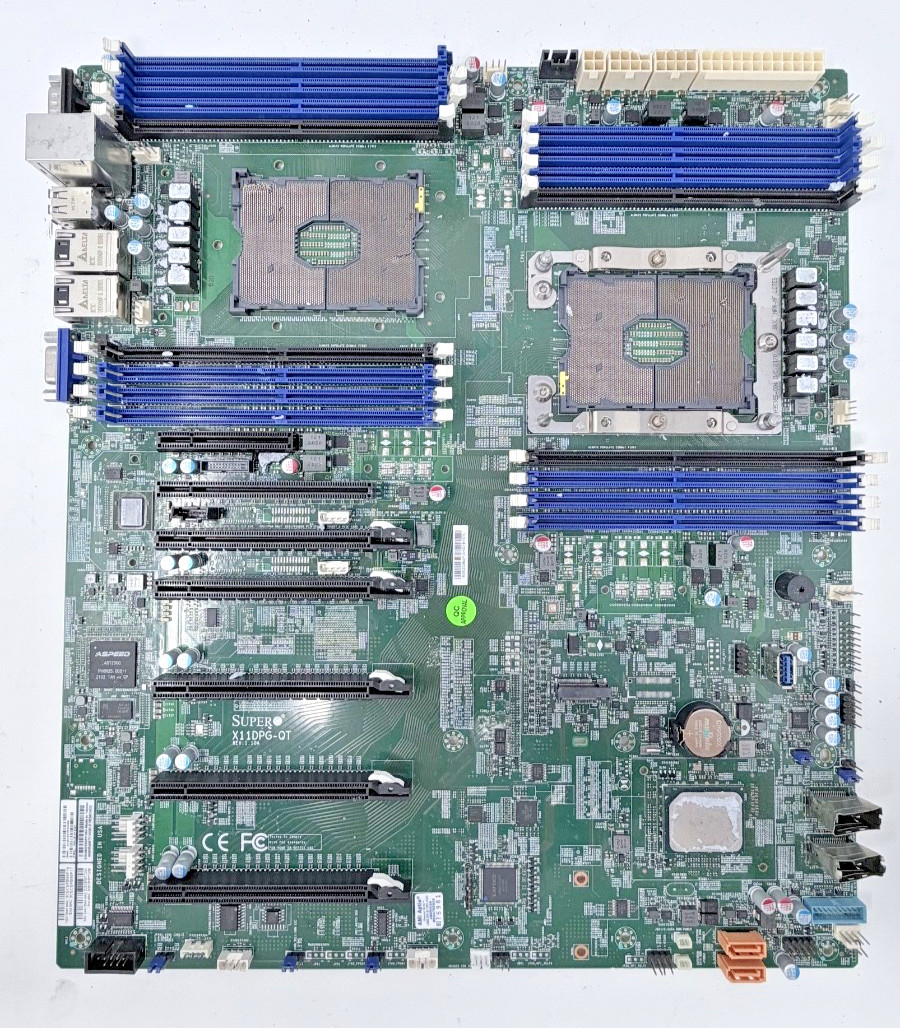 Supermicro X11DPG-QT Intel Chipset 2 Sockets LGA 3647 Motherboard FOR PARTS ONLY