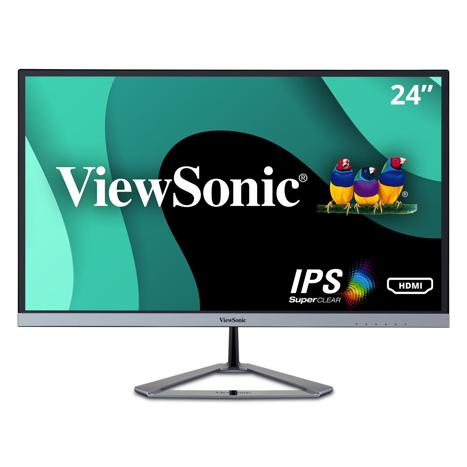 ViewSonic VX2476-SMHD 24" IPS 1080p Frameless LED Monitor HDMI, DP  (CR)