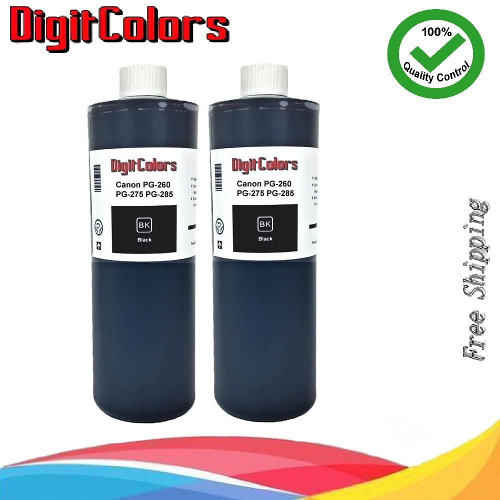 Ink Refill Kit for Black Ink bottles For Canon PG-275 PG-275XL premium 2X500ml