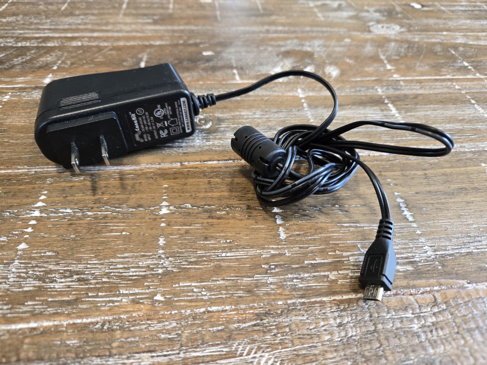 CanaKit 5V 2.5A Raspberry Pi Power Supply Adapter – Micro USB – DCAR‑052A5