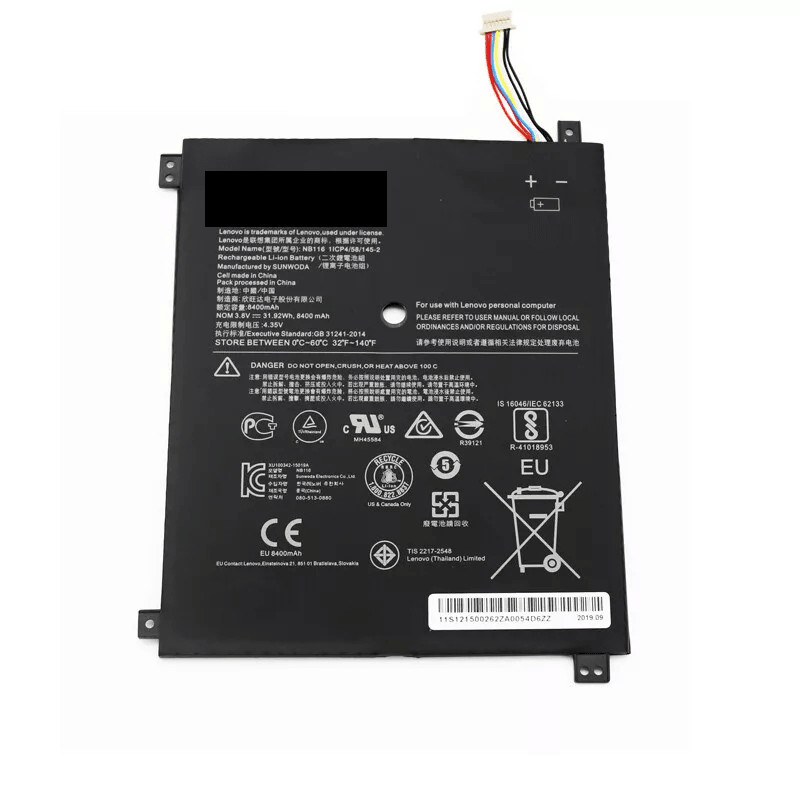 Original NB116 Battery For Lenovo Ideapad 100S 100S-11IBY 5B10K37675 0813001 new