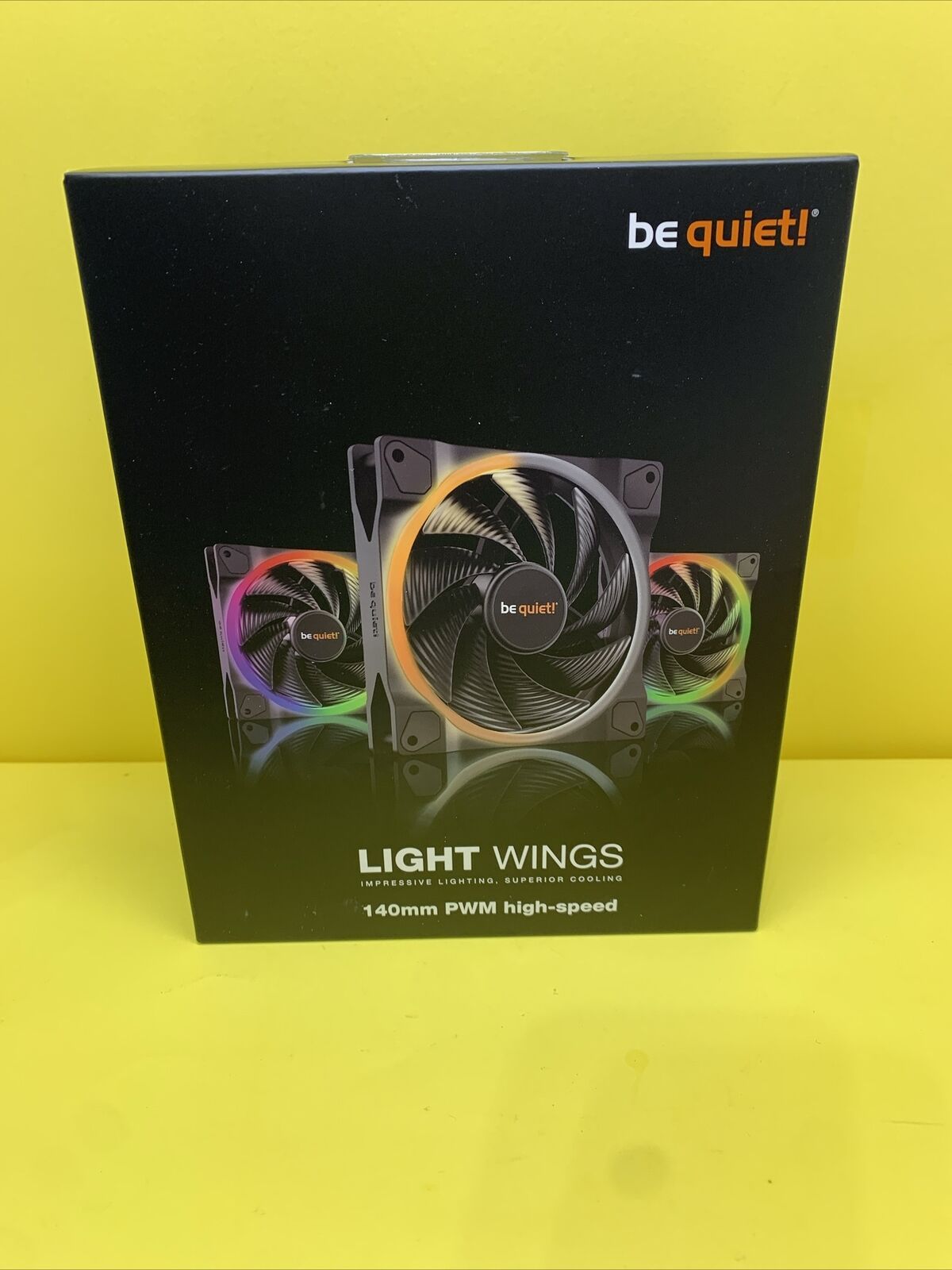 be quiet LIGHT WINGS 140mm PWM HIGH-SPEED TRIPLE PACK
