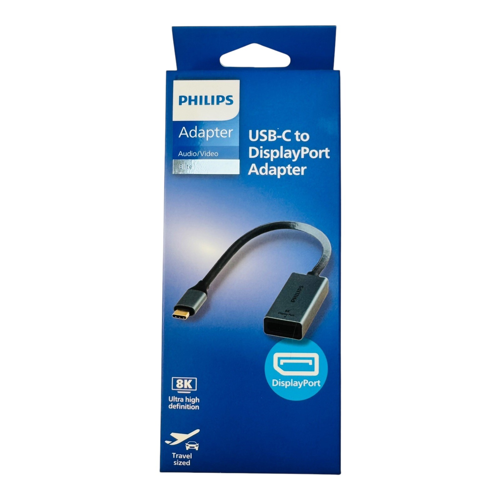 Philips Elite 8K USB-C to Display Port Adapter Travel Sized - Sealed Box