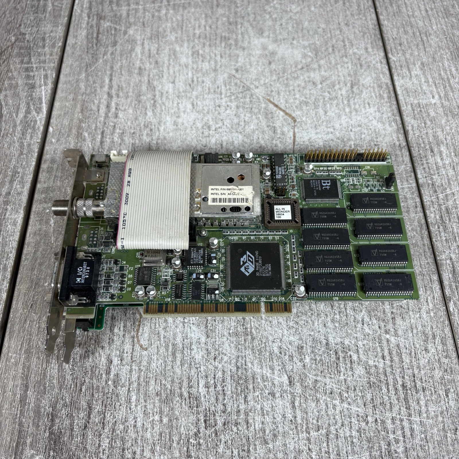 Computer AGP Video Card ATI Rage II +DVD AIW 109-38600-00 1023860202 510612