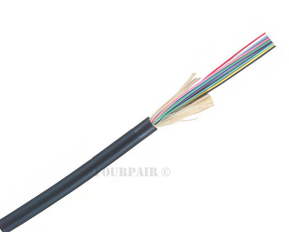 Indoor/Outdoor 24-Strand Singlemode Fiber Optic Cable Tight Buffer Plenum 500ft