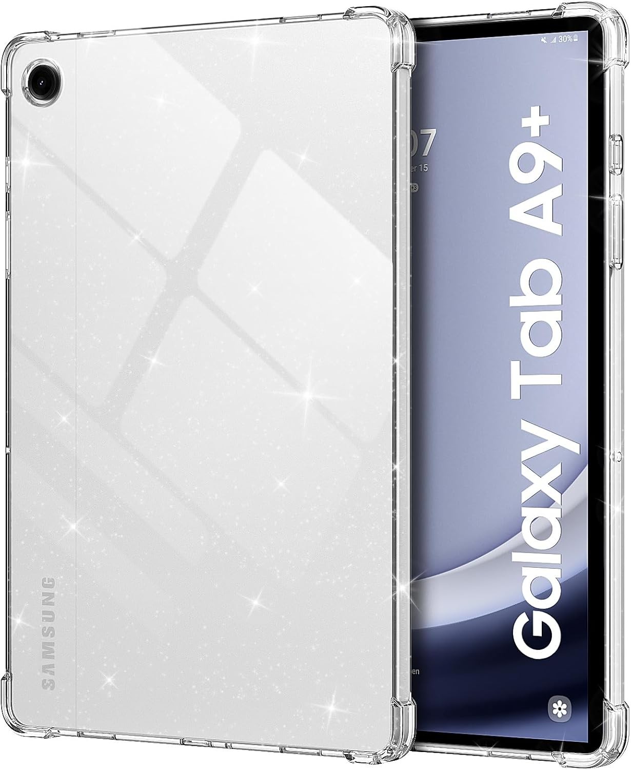 Case for Samsung Galaxy Tab A9 Plus 11 Inch 2023, Ultra Slim Soft TPU Bumper Cov