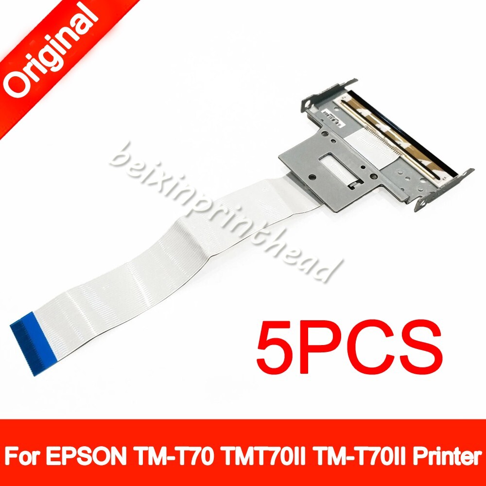 5PCS Original Thermal Printhead For EPSON TM-T70 TMT70II TM-T70II Label Printer