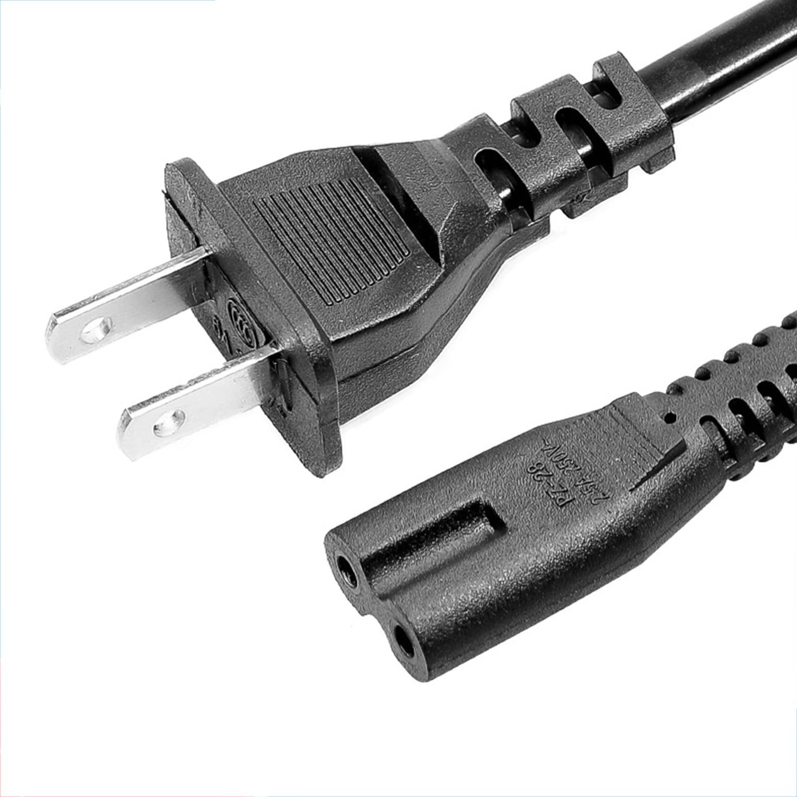 2 Prong Recliner Power Cord Replacement for Lazyboy, Limoss, Catnapper, OKIN ...