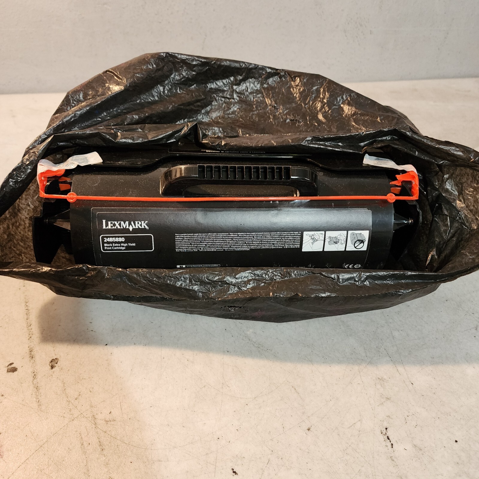 Lexmark 24B5880 Black Extra High Yield Toner Genuine New OeM Open Box 