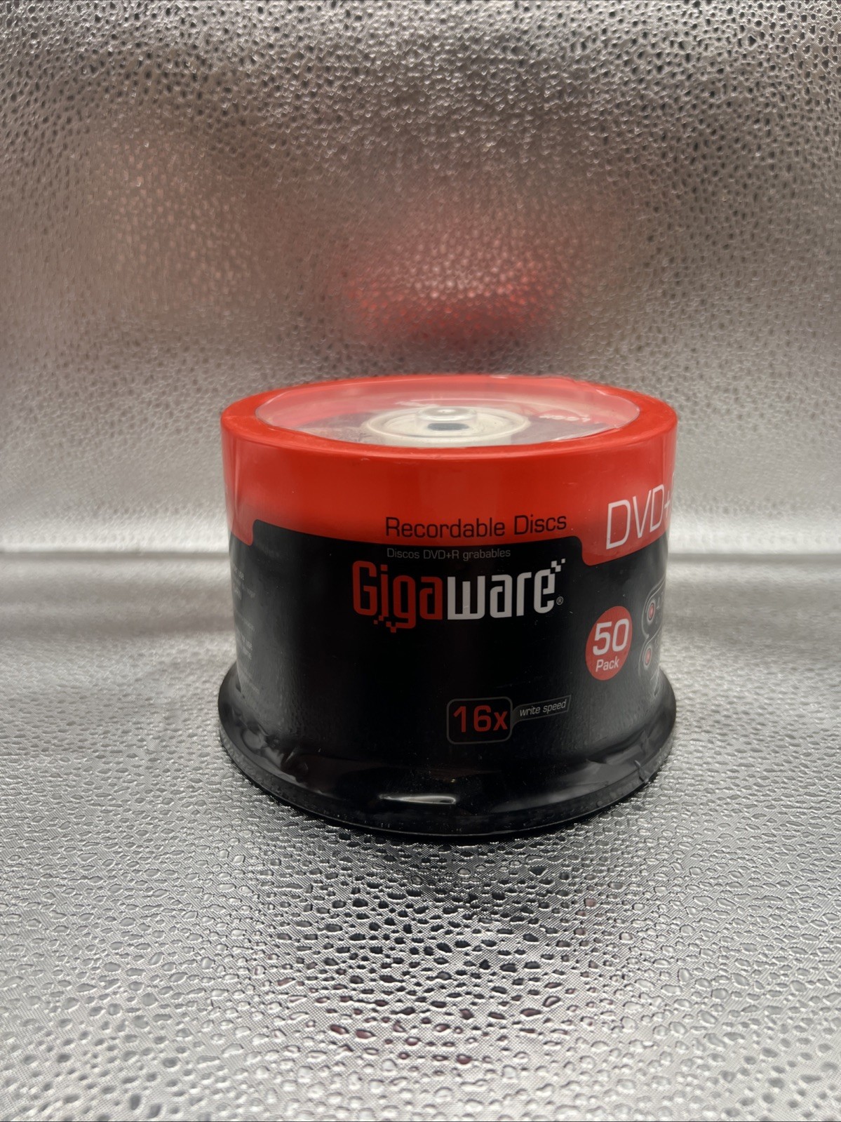 Gigaware DVD+R 50 Pack 1x - 16x 4.7GB Capacity 120 min of Video Recording St1