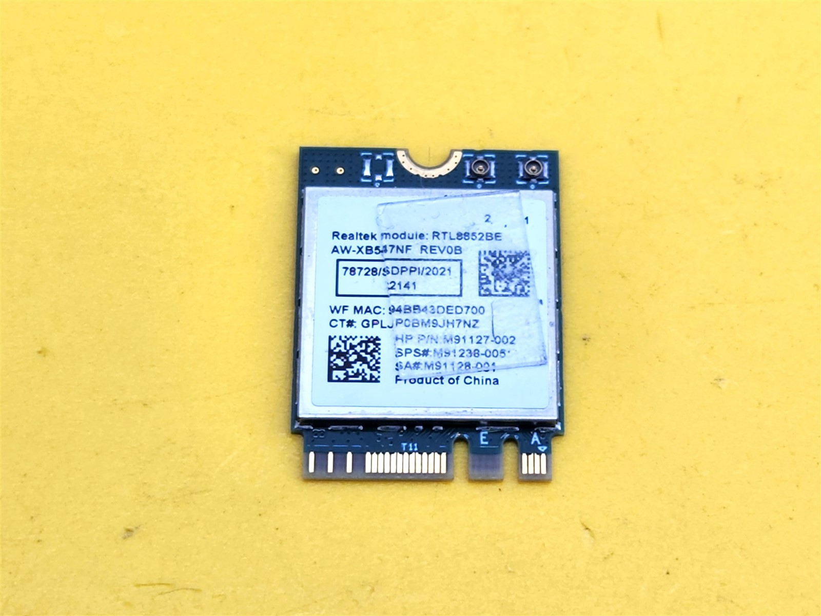 ⭐️⭐️⭐️⭐️⭐️Laptop Wifi Module Wireless Card Adapter M91127-002 Victus 15-fb2082wm