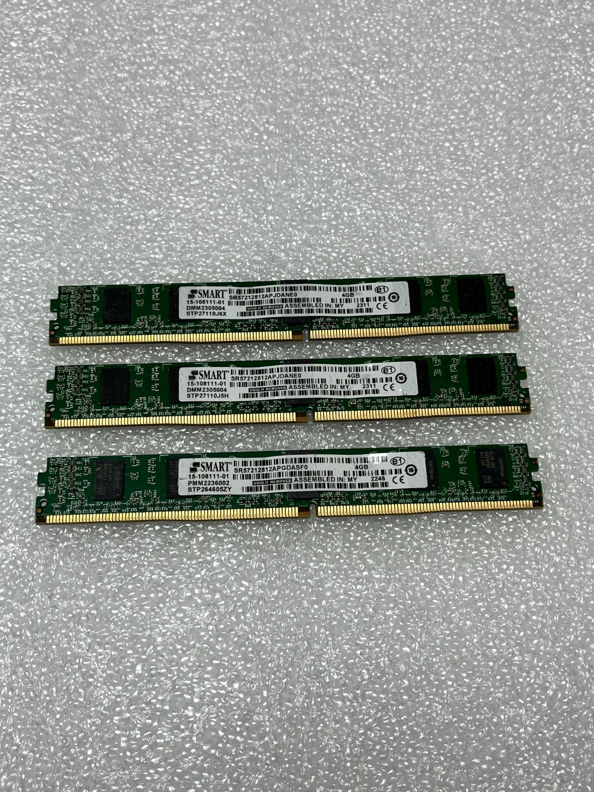 LOT OF 3 FOR Cisco 15-108111-01 4Gb VLP Memory C8200 C8200L MEM-C8200-4GB-DEF