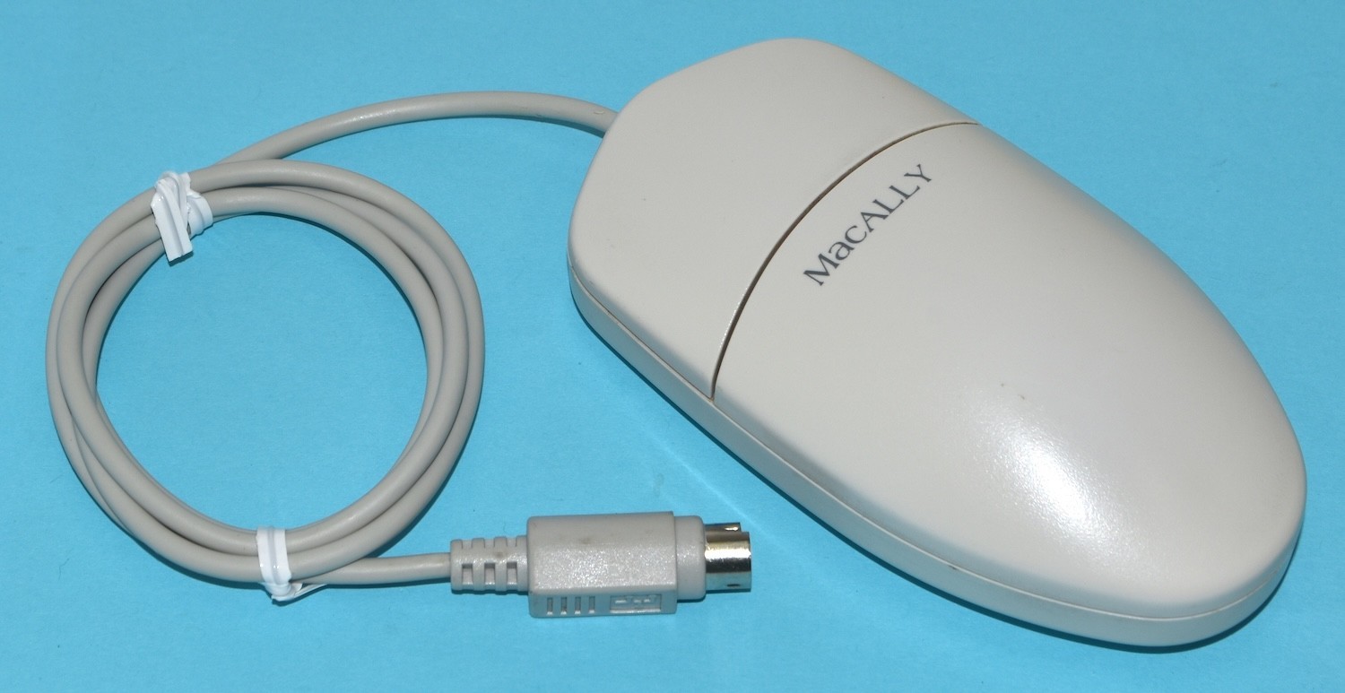 *Vintage* MacAlly One Button Mouse, ADB (Apple Desktop Bus) *Used* 12BMAC-MM01