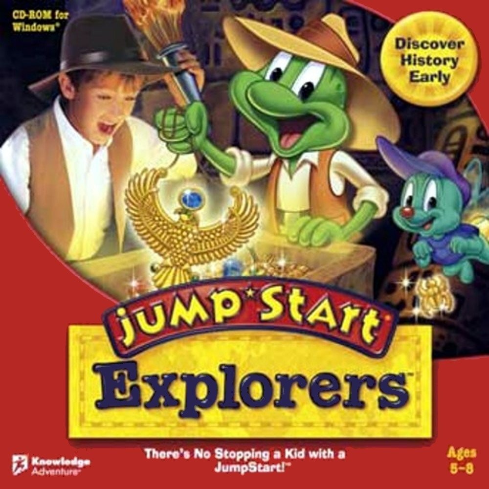 Kids Adventure CD ROM History Geography Explorers Ages 6 to 10 Learning Fun