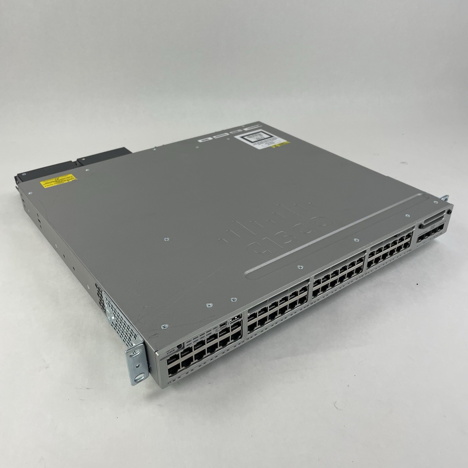 Cisco WS-C3850-48U-S 48-Port Gigabit UPoE Switch 2x PSU Tested & Reset