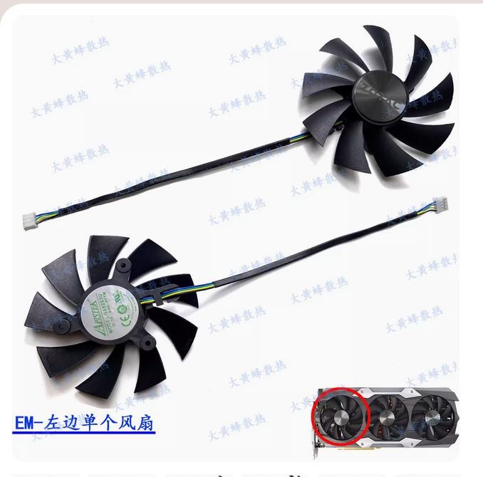 New Graphics Card Cooling Fan GA92S2U For ZOTAC GTX1080ti 11GB ExtremeAMP