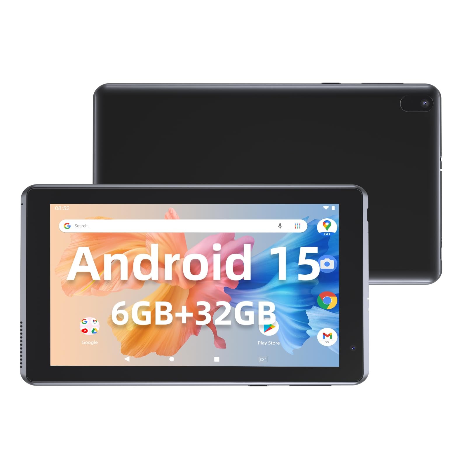 Android 15 Tablet, 7 Inch 6GB RAM+32GB ROM/ 1TB Expandable Computer, 5MP Came...