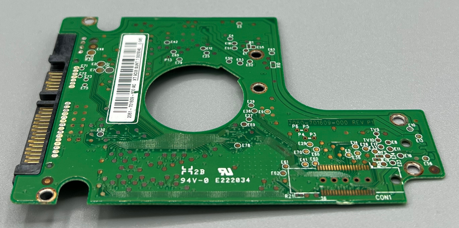 Board number: 2060-701609-000 REV P1 HHD PCB hard disk circuit board