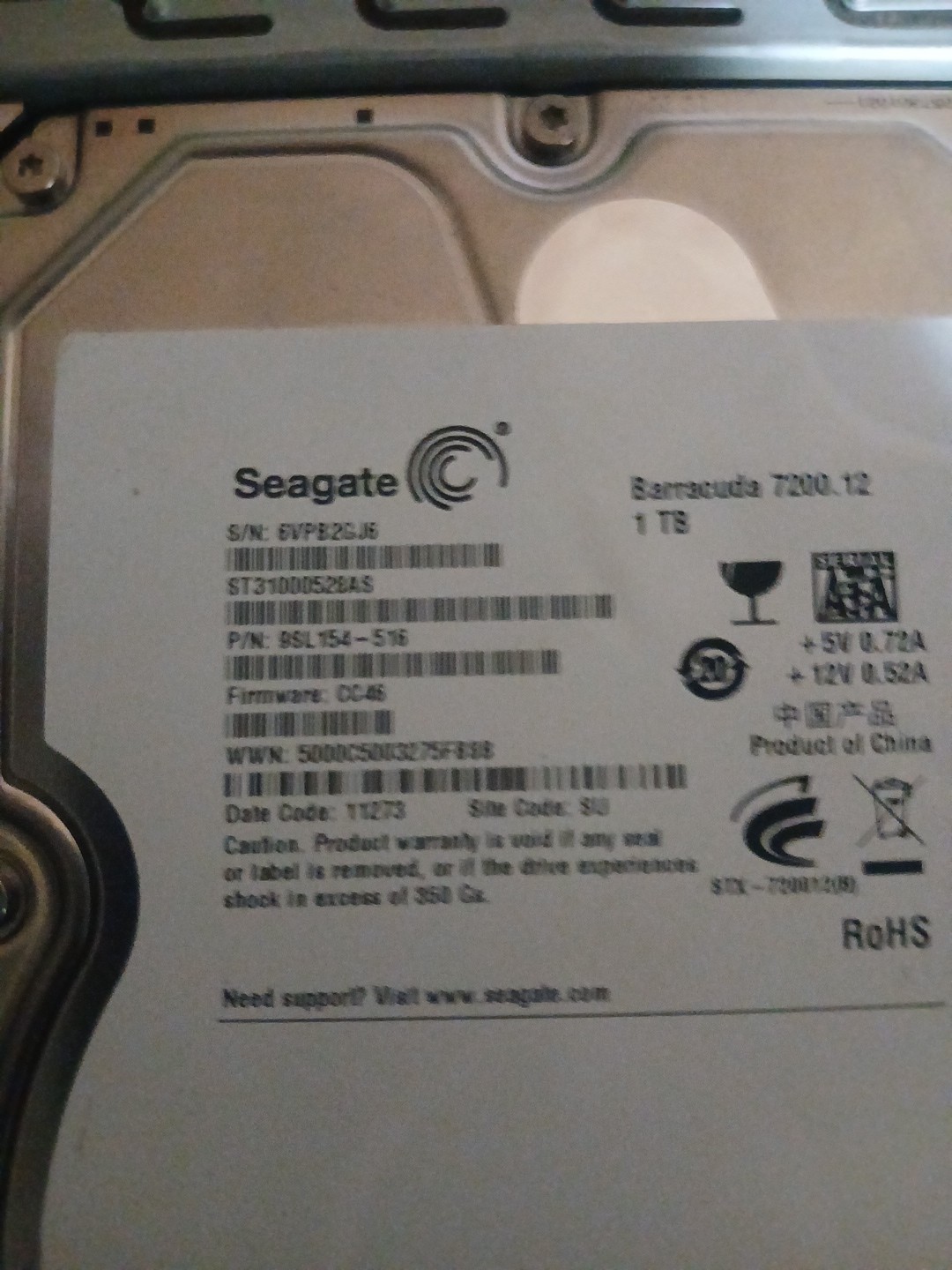 Seagate Barracuda 7200.12