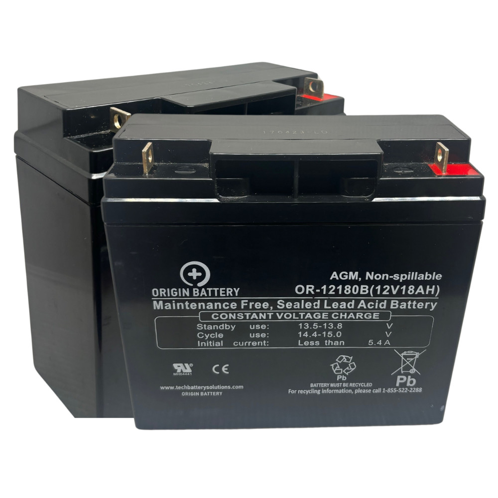APC RBC7 Battery Kit SU1400BX120 Replacement - 2x 12V 18AH Smart-UPS Batteries