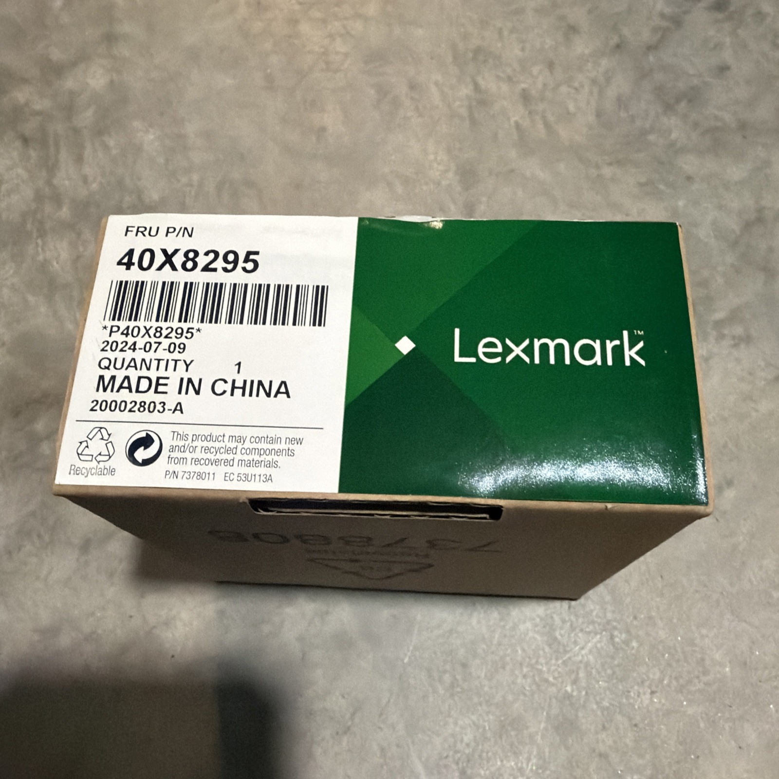 NEW 40X8295 Lexmark Pickup Roller & Separation Pad CH10/22 MS310, MS510 GENUINE