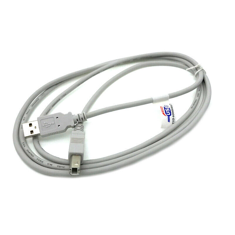 6ft USB Cord WHT for PROVO CRAFT CRICUT PERSONAL V1 CRV001 CUTTING MACHINE