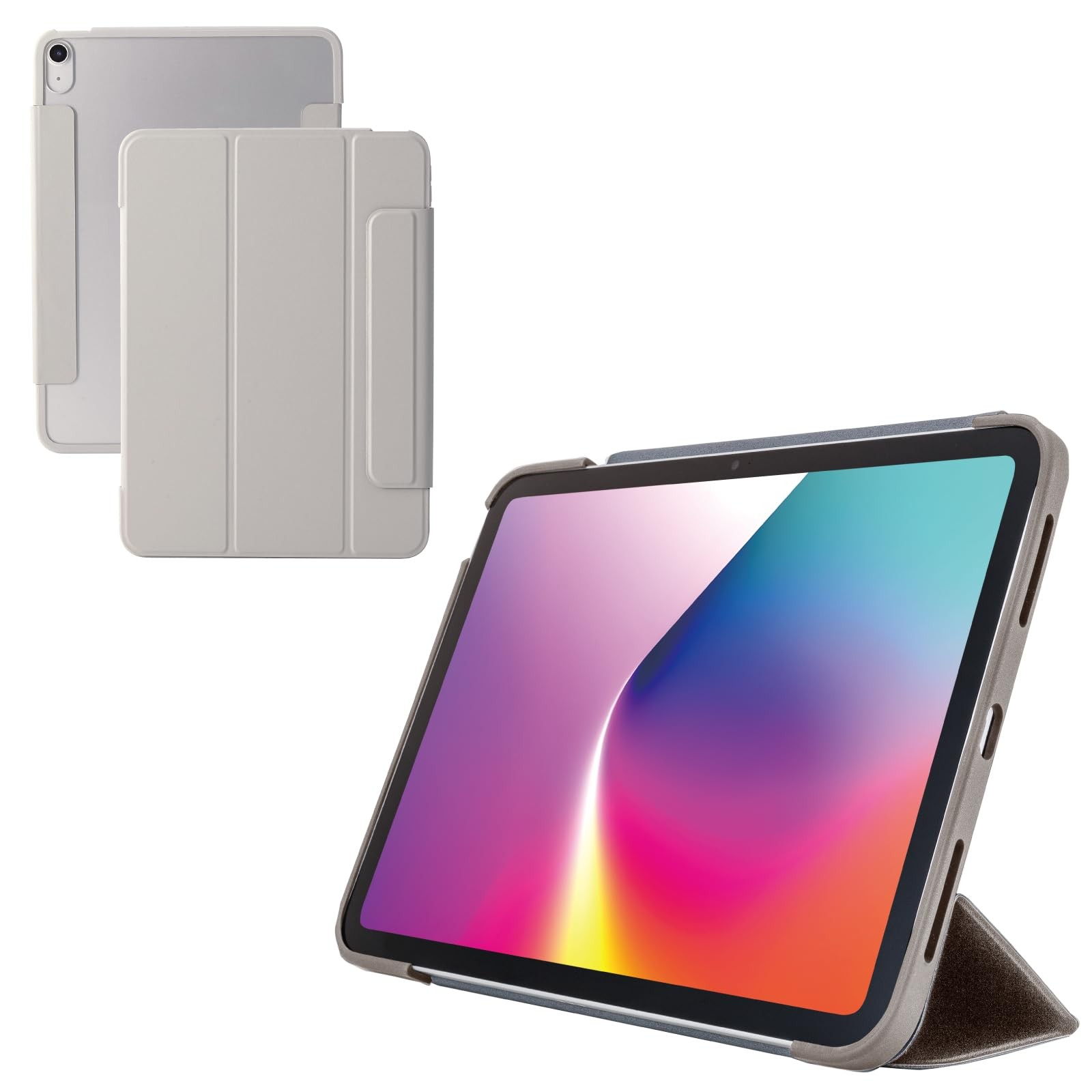 ELECOM Case for iPad Air 11-inch M4/M3/M2 and 10.9 Greige Japan Import