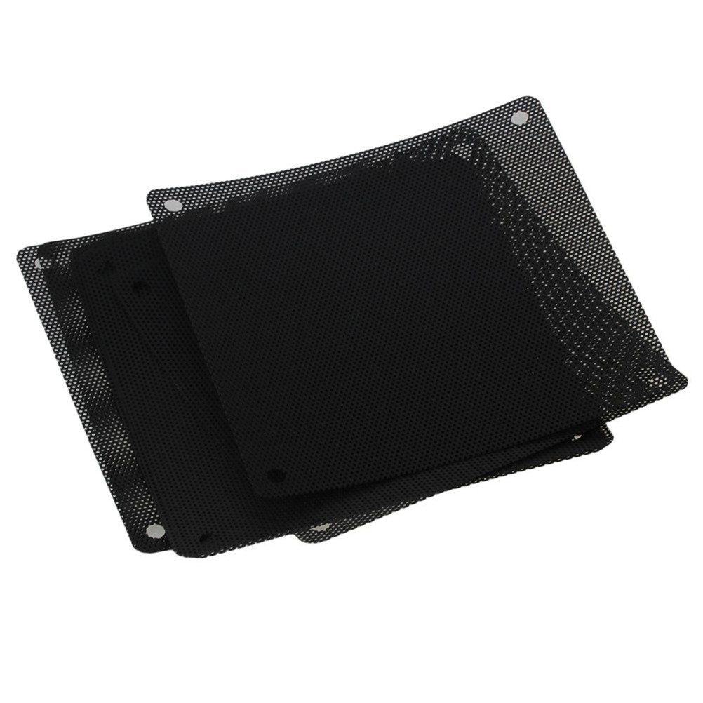 15Pcs Black Dustproof Mesh Filters for 120Mm Pc Cooler Fan Durable Covers