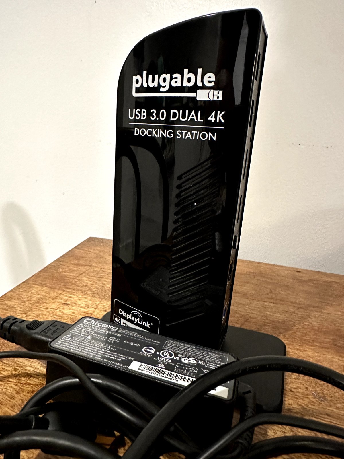 Plugable - USB 3.0 Dual Displayport 4K Docking Station (UD-6950)