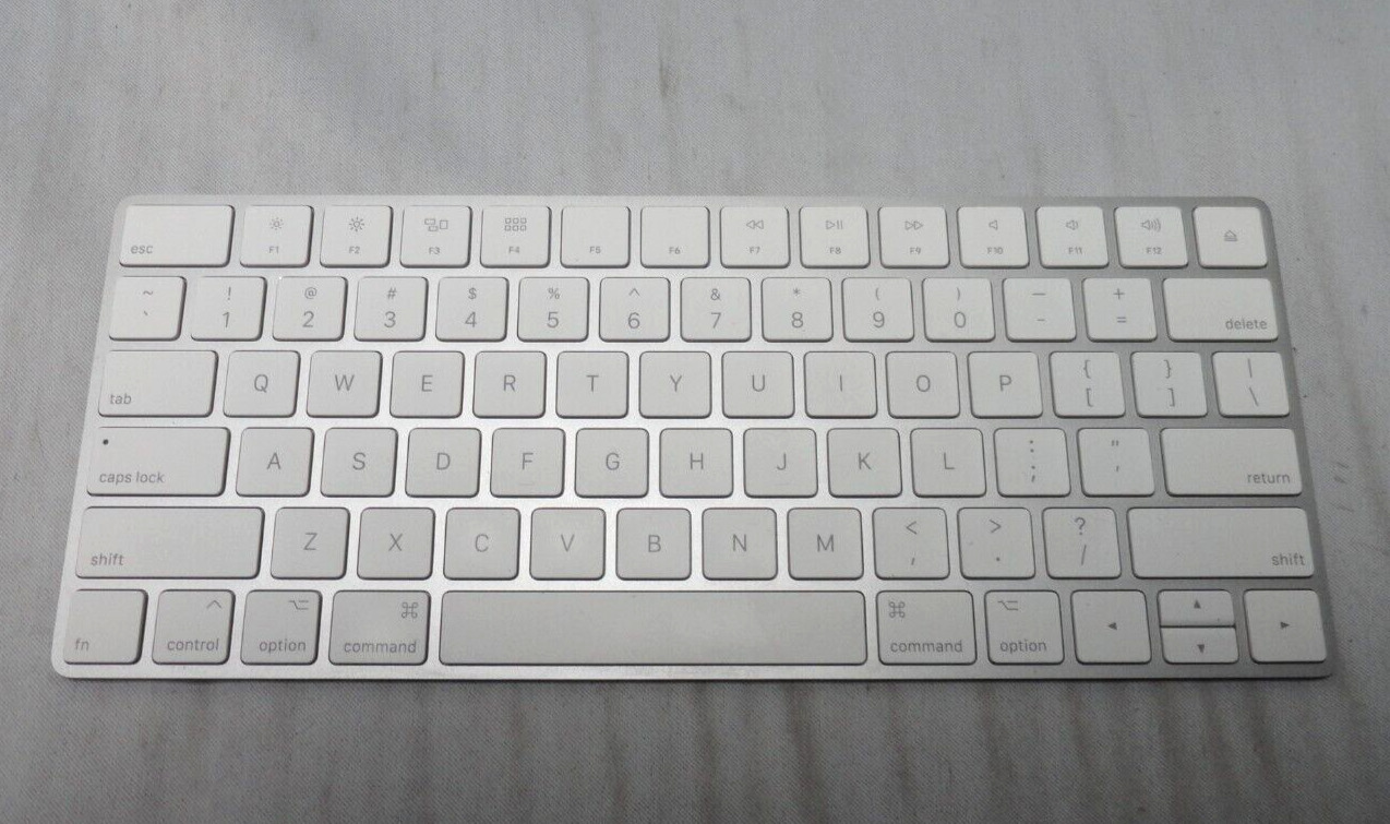Genuine Apple Magic Keyboard Rechargeable Wireless Bluetooth A1644 Tested