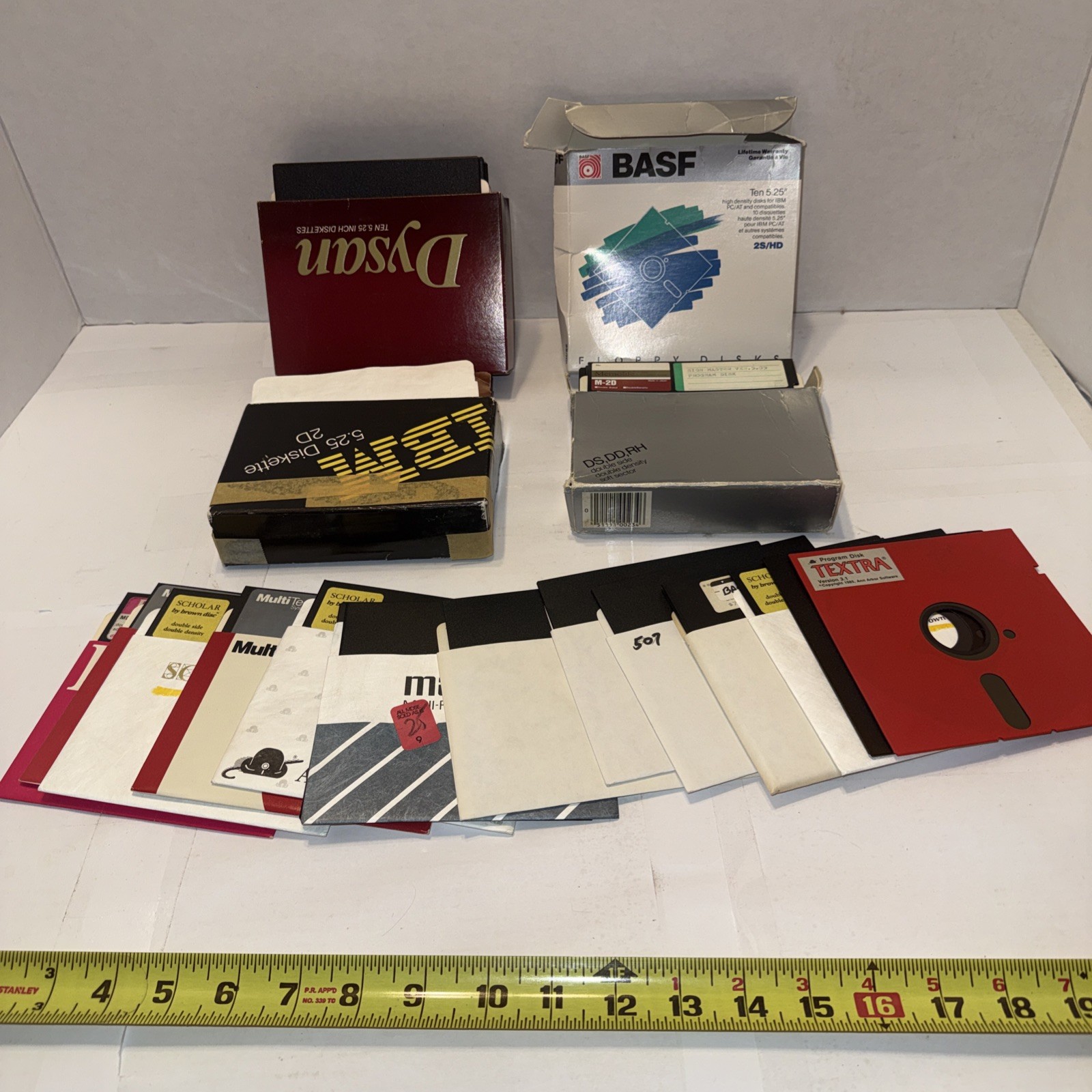 Randomized Blank Floppy Disks Lot Of 75+ Mixed Brands, Datalife, Sony, Dysan 