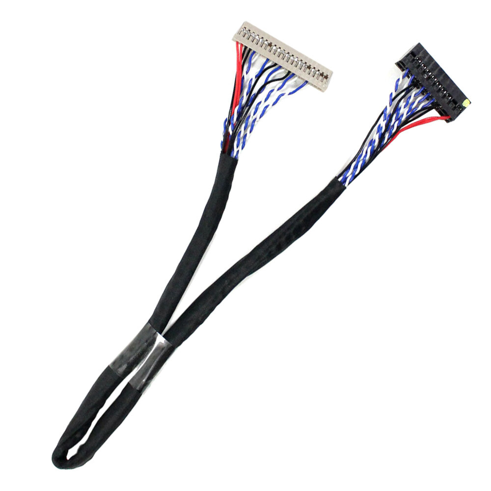 LVDS Cable DF14 20pin 1 Channel 8-bit LCD Screen Display Wire D8 20P  Connector
