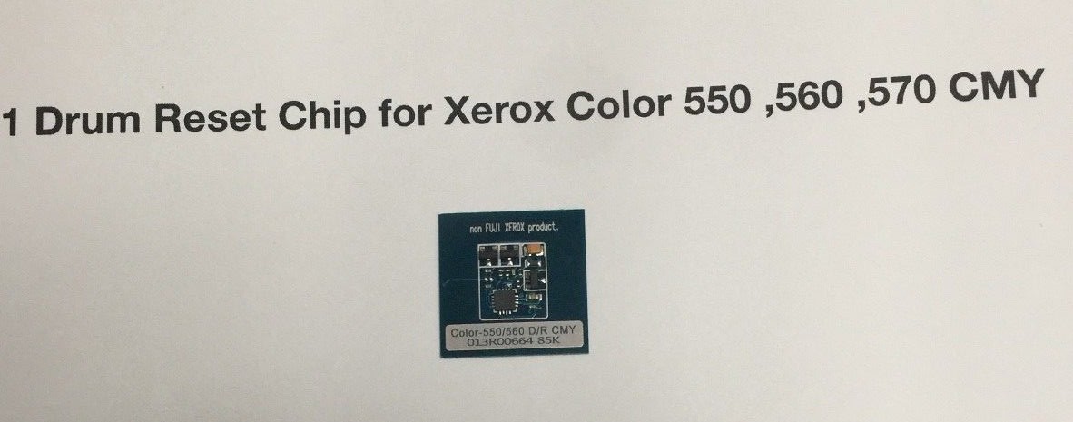 1 Replacement Drum Reset Chip for Xerox Color 550 ,560 ,570 (013R00664) CMY