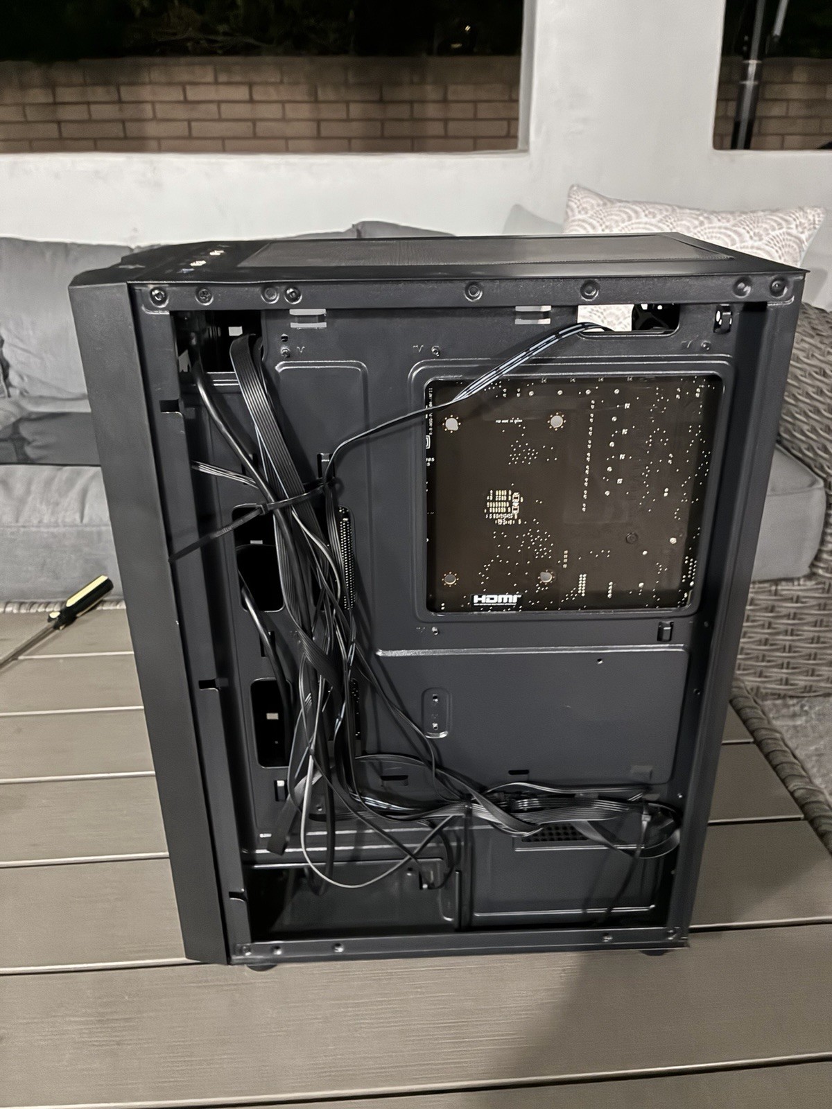 Computer Case And Motherboard Combo