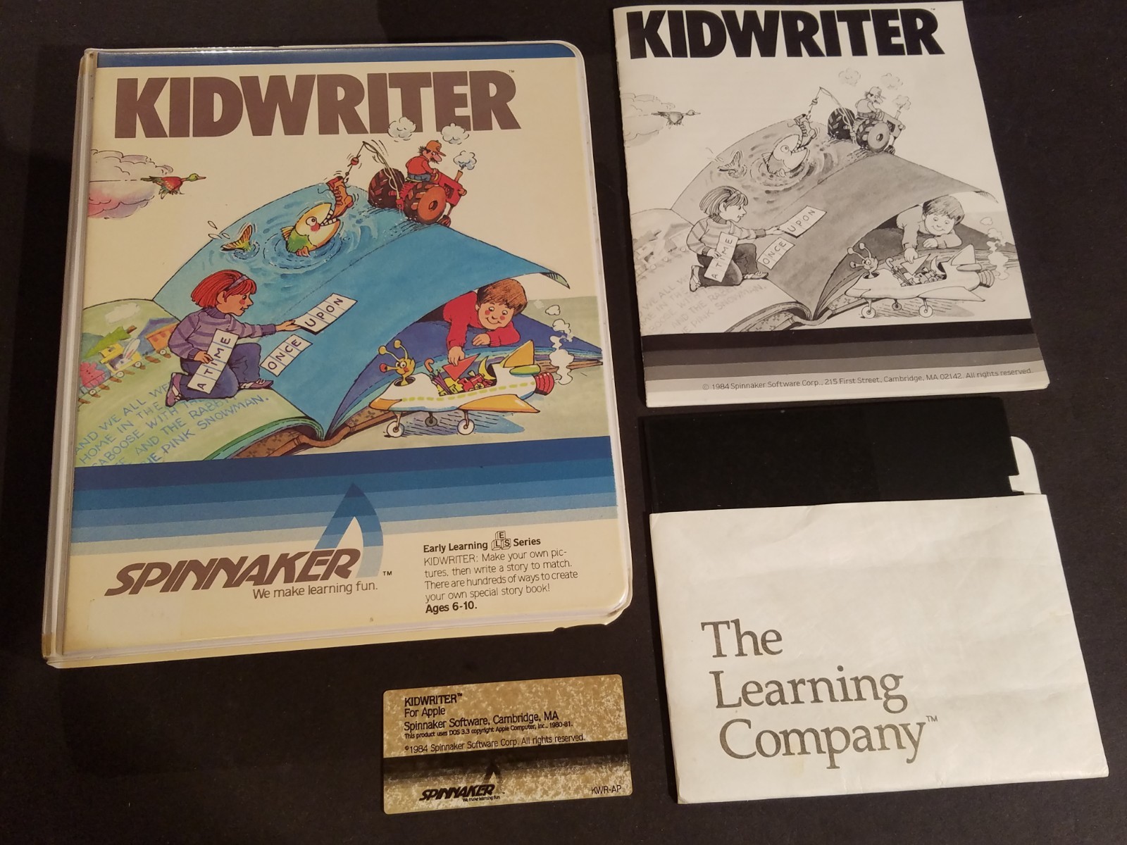 1984 Spinnaker KidWriter For Apple Or Commodore 64 Computer Disk Drive 32K