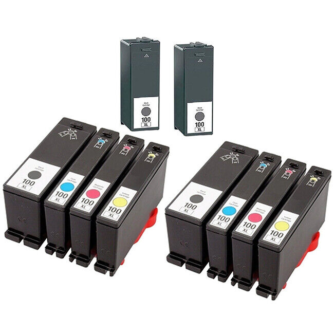 Replacement Ink Cartridge 10 Pack - Compatible with Lexmark 100XL Series