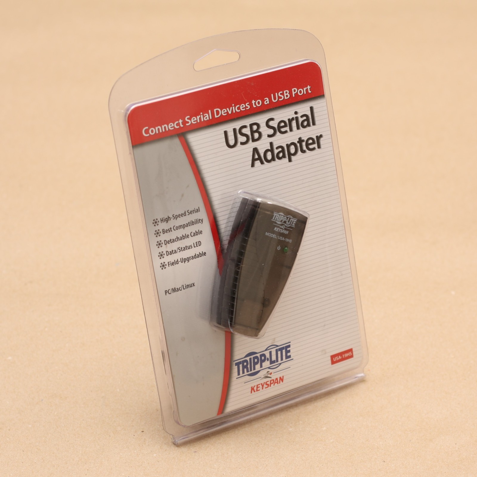 NIB Tripp-Lite Keyspan USA-19HS InnoSys High Speed USB DB9 RS-232 Serial Adapter