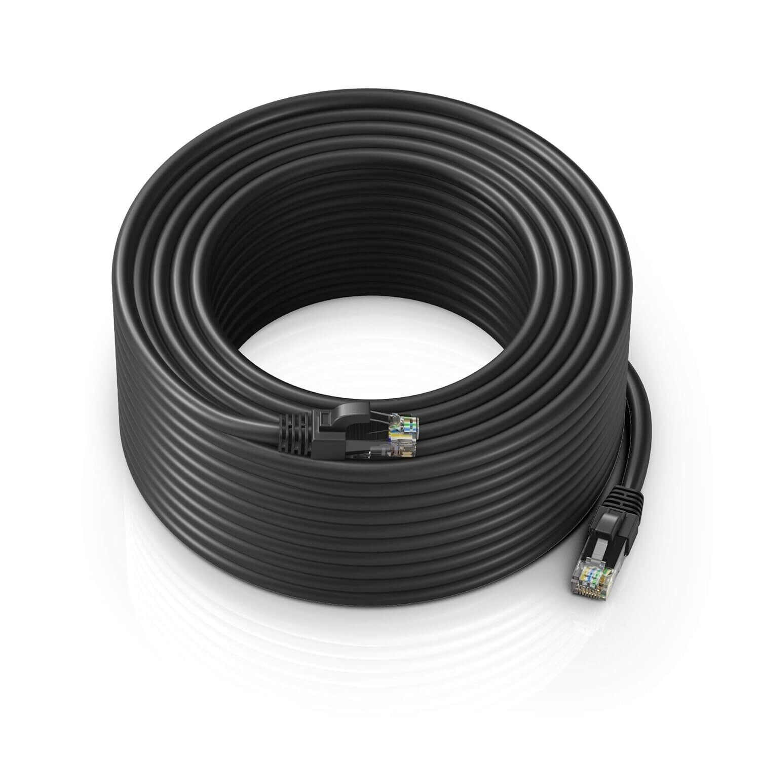Ethernet Cable 200 Ft CAT6 High Speed Internet Network LAN Cable Cord Outdoor