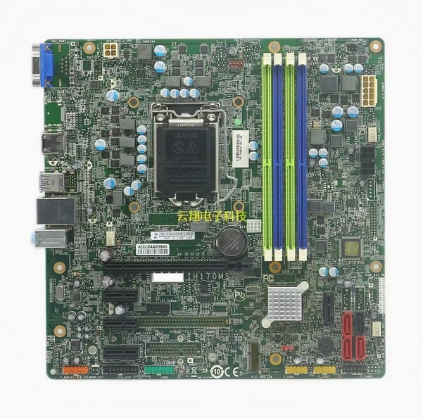 For Lenovo Ideacentre 700 710-25ISH Desktop Motherboard IH170MS 00XK044 Test OK