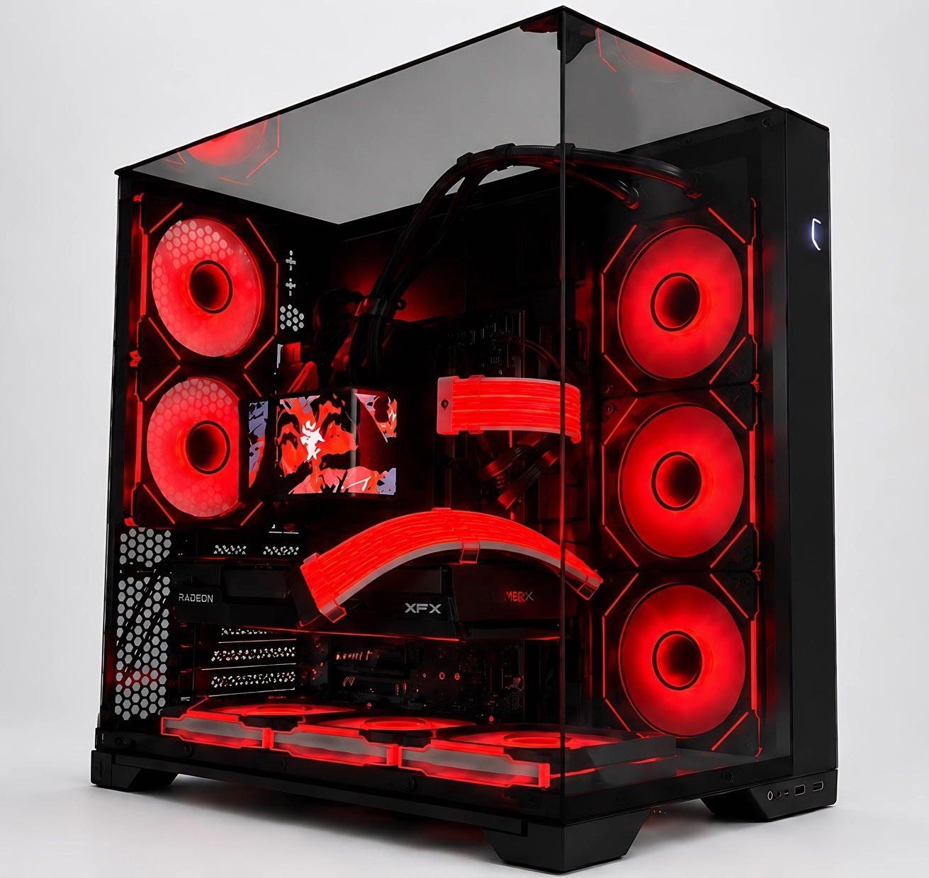 Custom/Blackbox Gaming PC Tower Desktop, Dedicated Graphics, Liquid Cooled