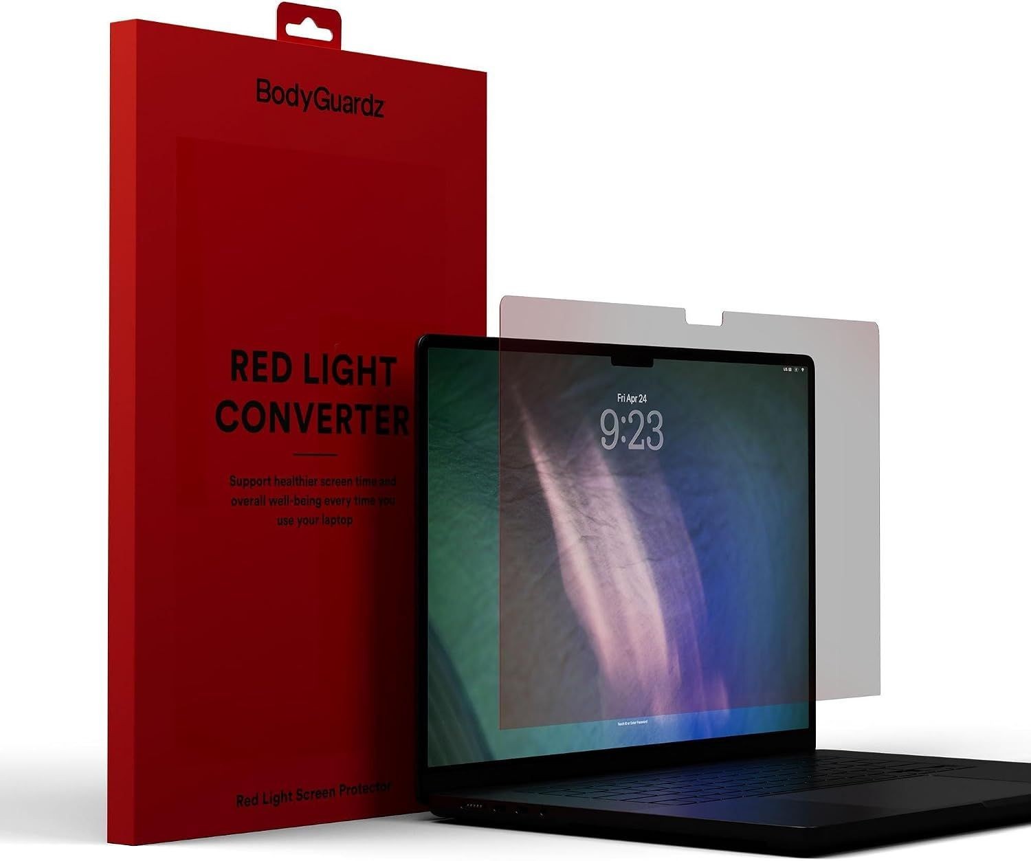 Screen Protector for MacBook Air 13-in – Passive Red Light Filter, Easy Install