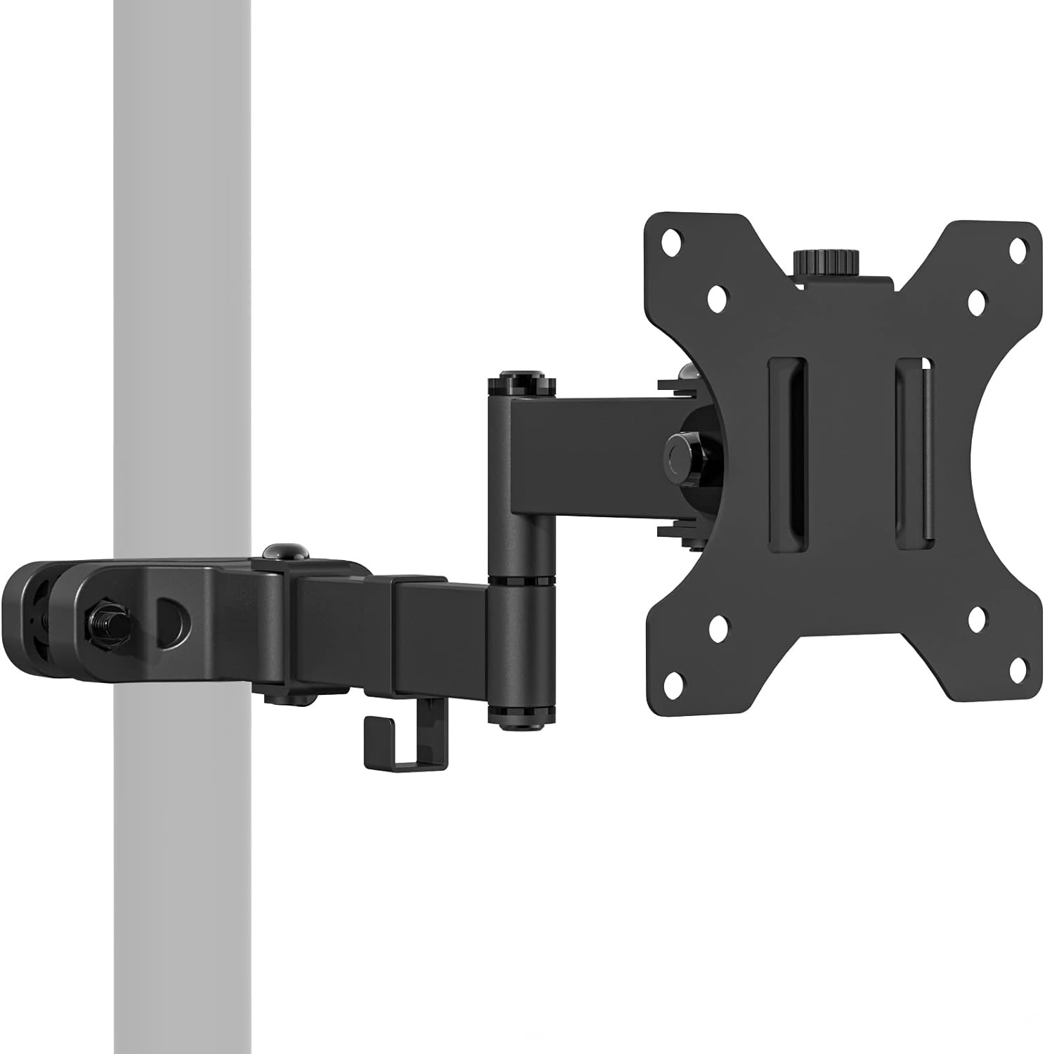WALI Single Monitor Arm VESA Mount, Fully Adjustable 2 Tier with 75mm and 100mm