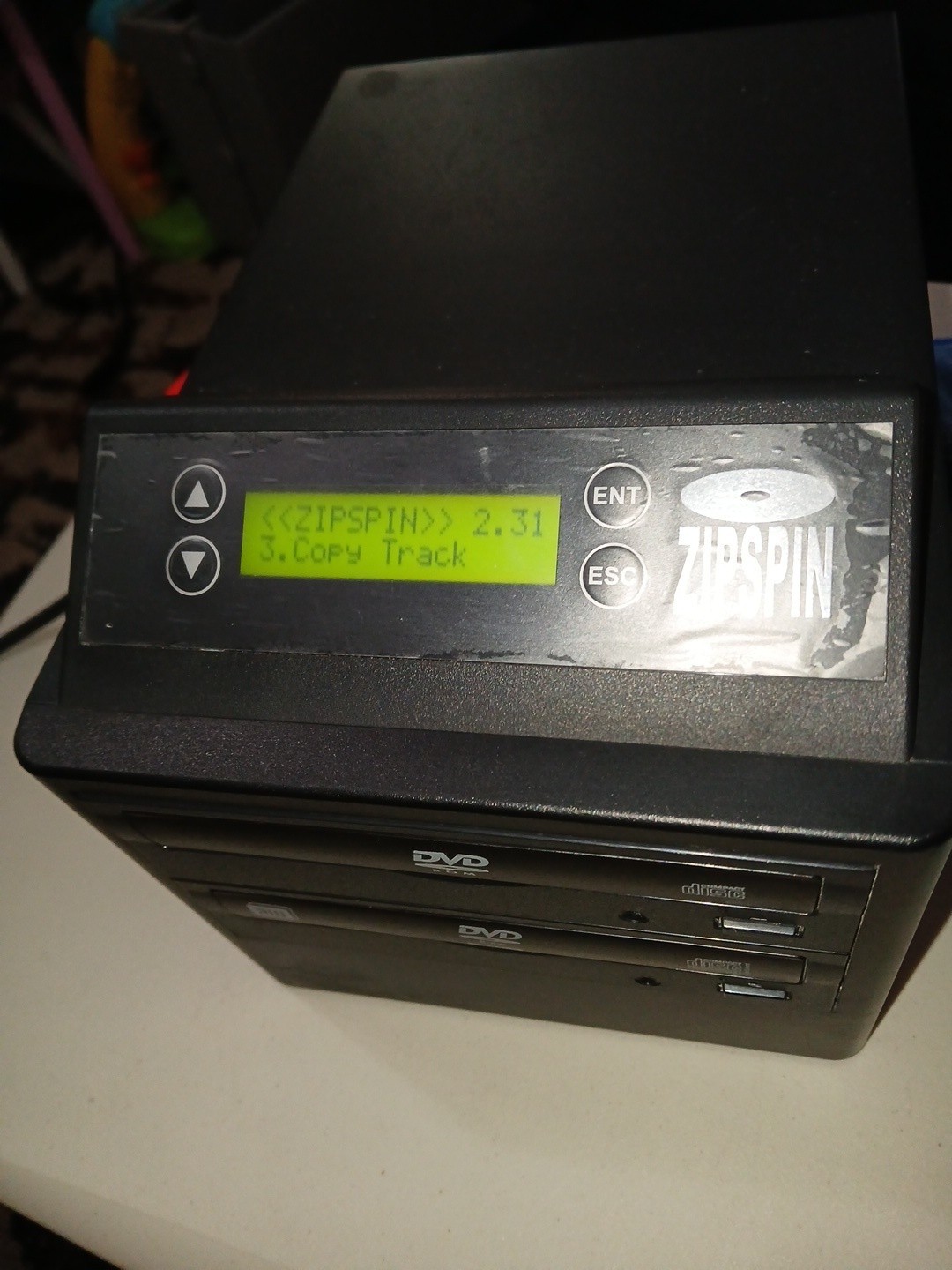 Zipspin PDE Tech D121-L ZipSpin DVD Duplicator Works But Not Fully Tested