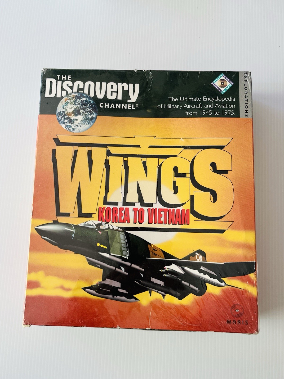 Wings Korea To Vietnam The Discovery Channel Multimedia PC Big Box Game SEALED**