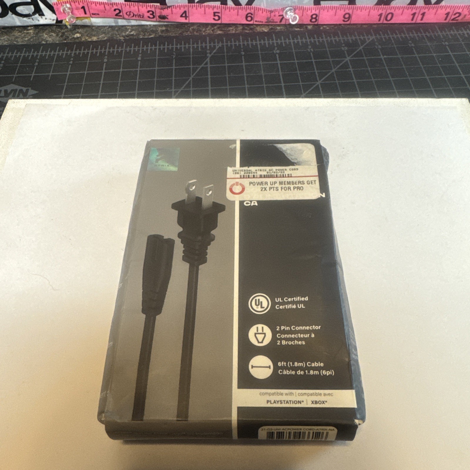 ATRIX AC 2 Prong Power Cord 6ft  Standard 2-Slot Power Cable Replacement NEW