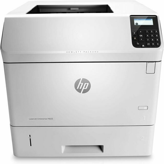 HP LaserJet Enterprise M605n Monochrome Printer E6B69A Less than 1000 Pages